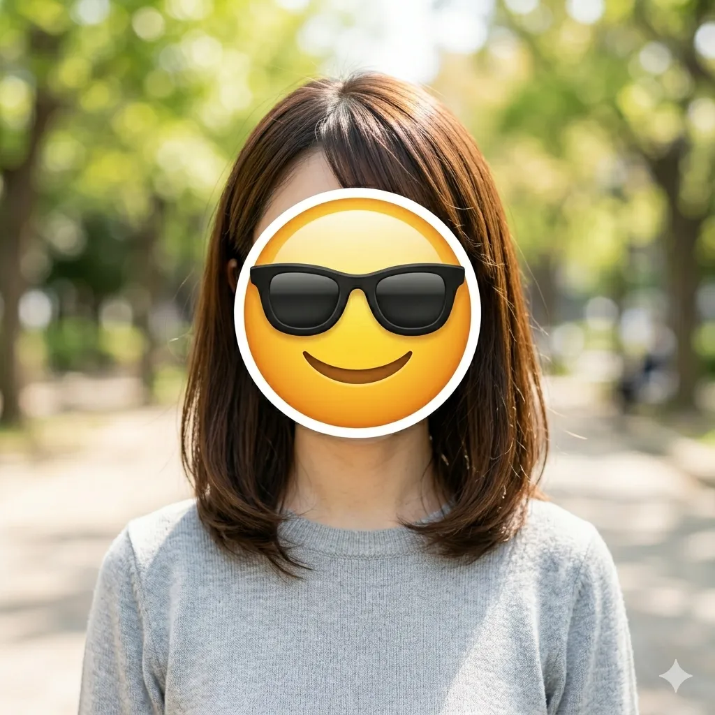 身バレ防止の隠す加工の例
